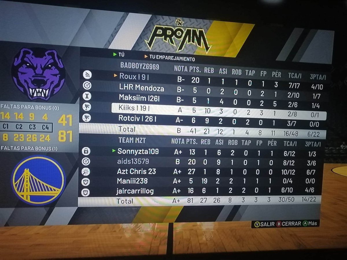 Estrellas_69's tweet image. Jornada 1 vs Team Mazatlán 
#VirtualMasters #ViMasters 

5 inicial:
LHR Mendoza - PG
@12oux - SG
@Maksiim l26l - SF
@Kike_sacra - PF
@VictorMSilvaA - C

#NBA2K21 #NBA2K20 @NBA2K