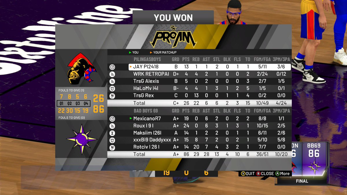 Estrellas_69's tweet image. Jornada 2 vs Pilingaboys
#ViMasters #Virtualmasters

Starting 5:
@MexicanoR7 - PG
@12oux - SG
Maksiim l26l - SF
@Kike_sacra &amp;amp; @a_avila95 - PF
@VictorMSilvaA - C

#NBA2K21 #NBA2K20 @NBA2K
