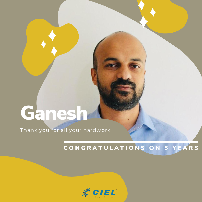 CielHRIndia's tweet photo. Congratulations @GaneshSP47 on your Work Anniversary!
#workanniversary #growingtogether #CielHR #workmilestone #getthebestoutofus #weciel #successfulyears #celebrations https://t.co/8tZ8UJQ87A
