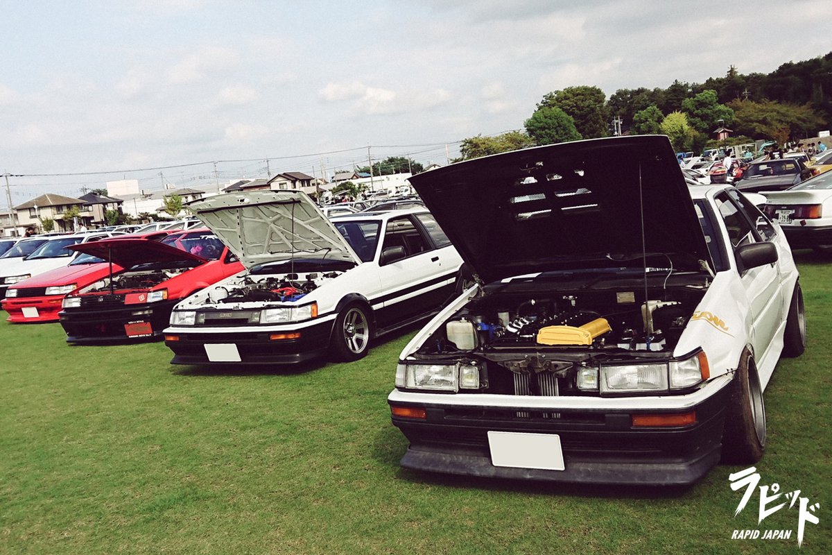 rapidjapan's tweet photo. AE86 event in Oura, Gunma - September 2018 - Part 1.
📷@rapidjapan
#ae86 #initiald #hachiroku #jdm #toyota https://t.co/xH2GxuCGk6
