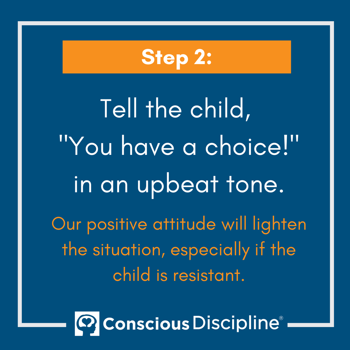 ConsciousD's tweet photo. Join us as we walk through the steps of giving two positive choices to children. #iHeartCD Steps 1 &amp; 2 https://t.co/SyxVmP8i8g