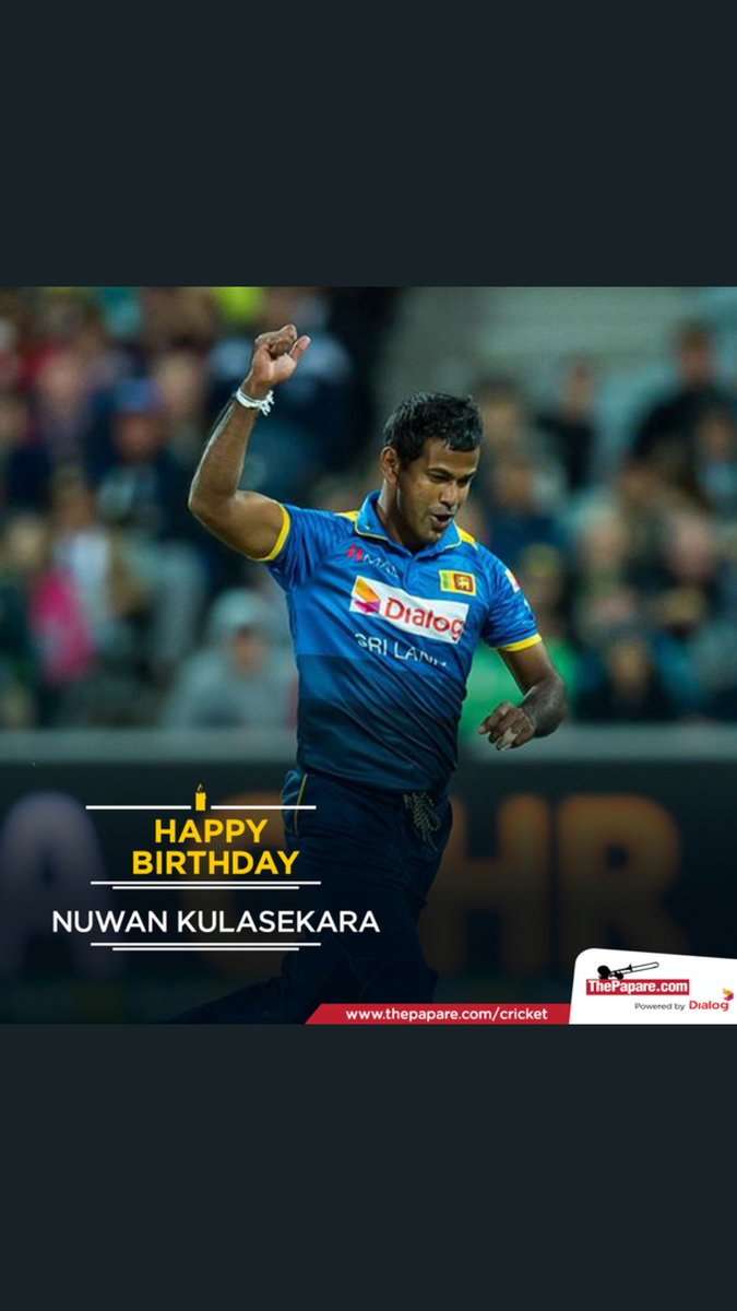 DNivisara's tweet photo. Happy birthday Mr.Nuwan Kulasekara.
@NuwanKulasekara 
One of a great hero....! https://t.co/27OSL3ONe1