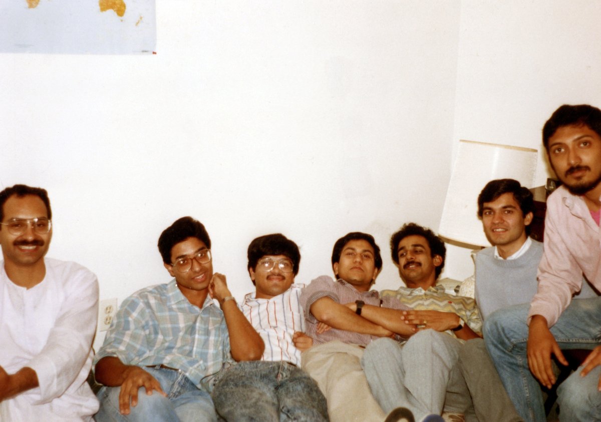 sharma_arvind's tweet photo. Eventually, there was a “graduation” event in 2-3 weeks. Then we were no longer considered freshers &amp; “raggeable.” My experience was not too bad, but other friends had a rougher time. I later decided to avoid ragging freshers (photo from later) when I was a senior. #FresherAtIIT https://t.co/eAZmdE3mb2