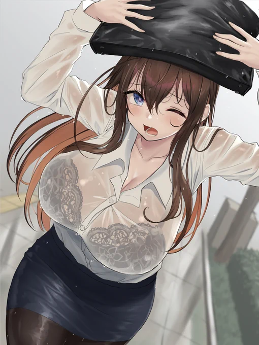 雨濡れ先パイ 