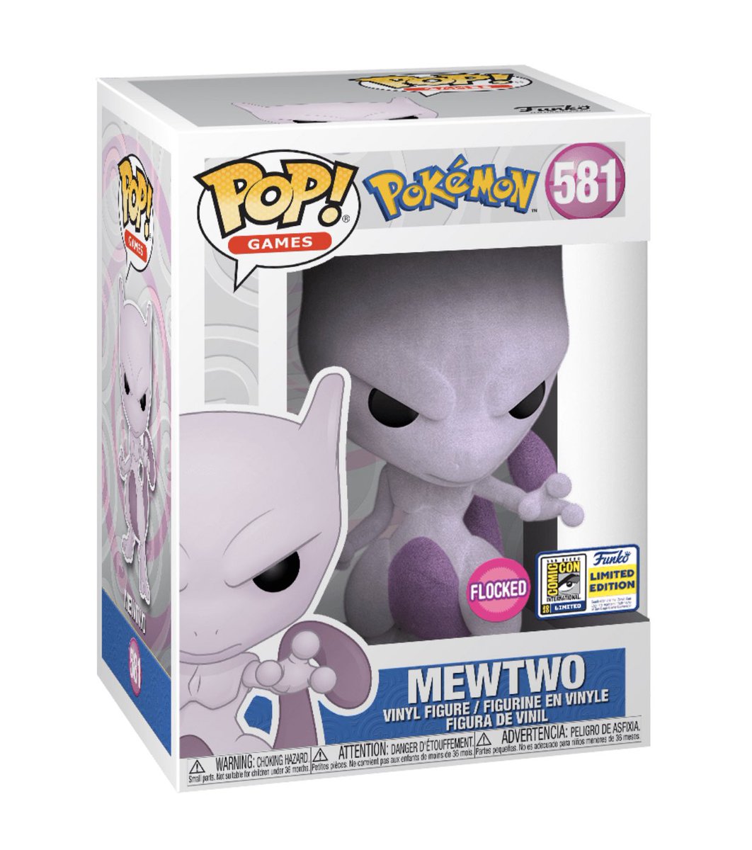 RT + Follow @pop_o_cIock for the chance to win a FREE Mewtwo SDCC Exclusive Funko Pop! 

#Funko #FunkoPop #SDCC #Pokemon