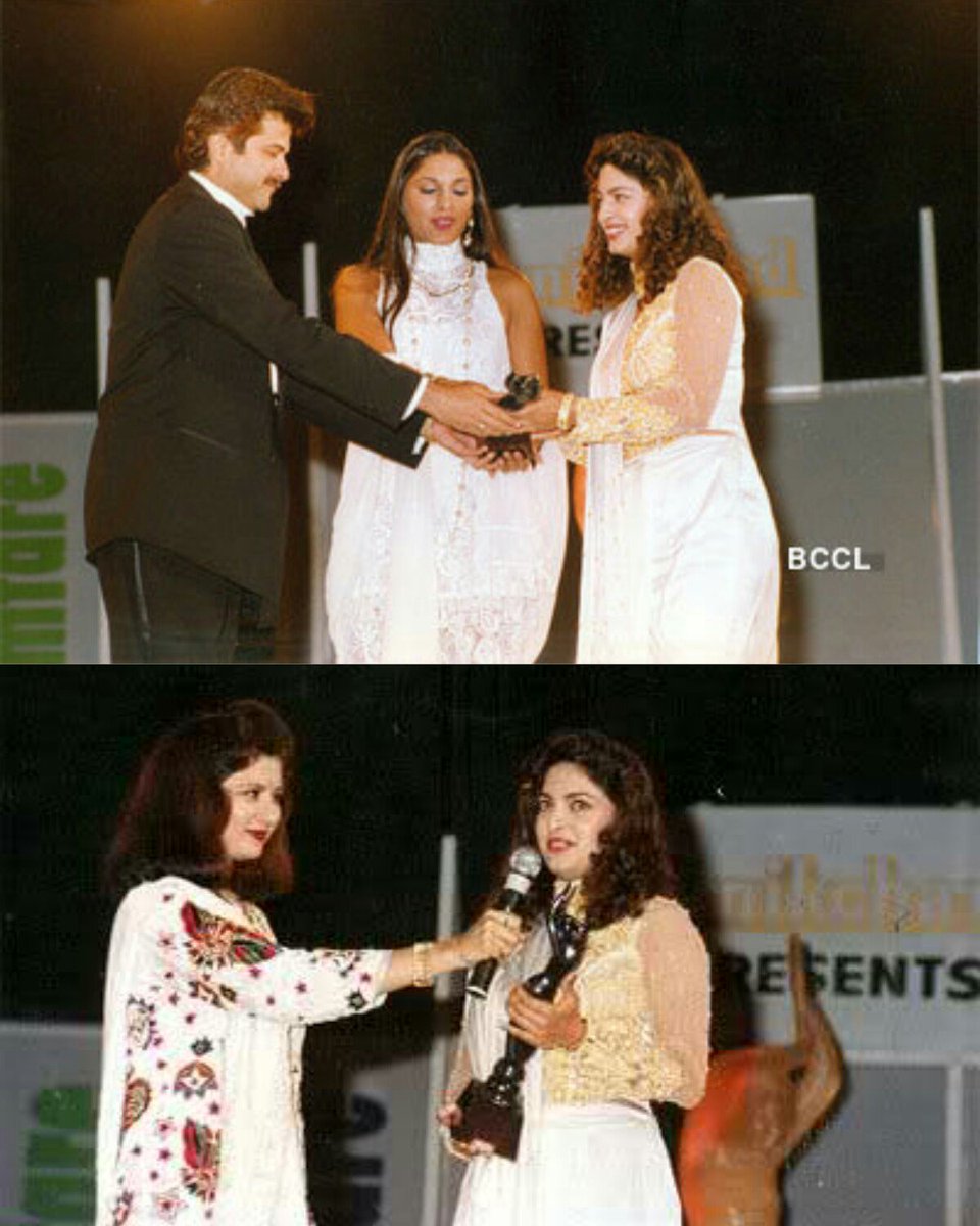 Team_JuhiChawla's tweet photo. Juhi Chawla @iam_juhi won the Filmfare award of best actress for her outstanding and brilliant performance in Hum Hain Rahi Pyar Ke ..
@filmfare
#JuhiChawla
#27YearsOfHHRPK
#27YearsOfHumHainRahiPyarKe https://t.co/D8RgazCLq0