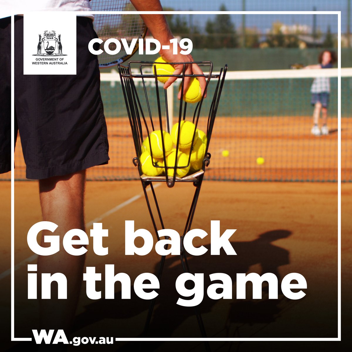 Kick your fitness goals by getting back into community sport 🏀⚽🏓

Community sport offers many benefits including:
😁 Social interaction
🧠 Improved mental health
💪 Increased health and fitness

Remember to maintain good personal hygiene and clean shared equipment regularly!