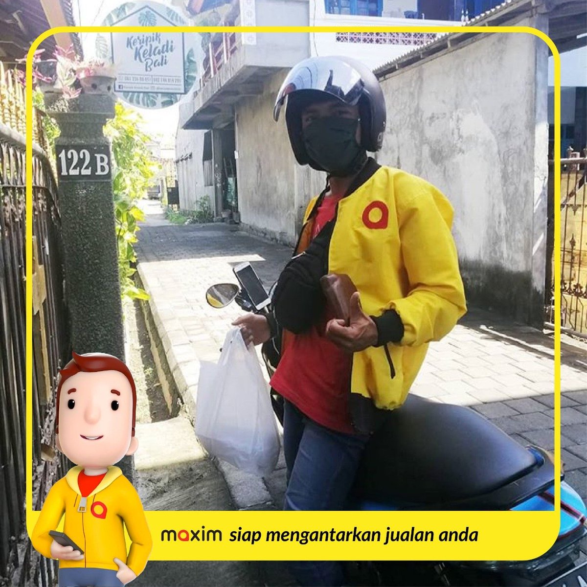 qinkqonk's tweet photo. @maujadibatuajaa @Aerasant Biar praktis.. minta diantar pakai #maximdelivery ποΈ dari aplikasi MAXIM saja. π΅ Ongkir mulai 4 ribu. Silakan download aplikasi MAXIM nya sekarang, kak π https://t.co/lH5nJyaOIe