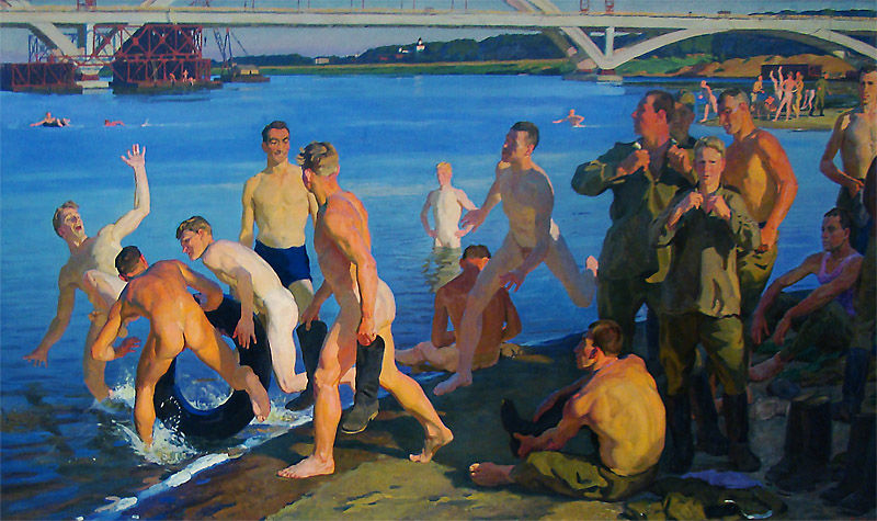 【MALE ARTを探して】その10Dmitry Zhilinsky（1927-2015）ドミトリー・ジリンスキーは、ソビエトの画家です。数々の革新的なシーン絵画、肖像画の著者は、その中で正常に古代ロシアのイコン絵画と初期のルネッサンス絵画の伝統を再解釈しています。（Soviet Artより） https://soviet-art.ru/soviet-artist-dmitry-zhilinsky/