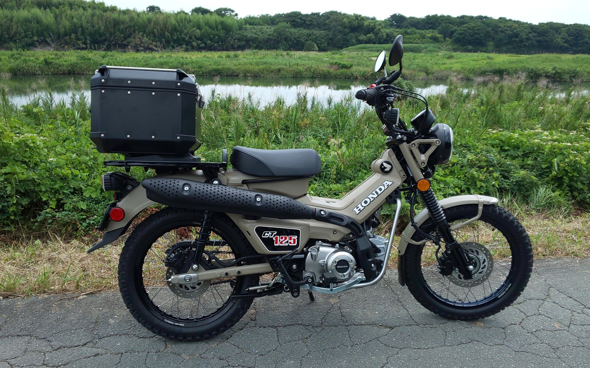 givi TREKKER OUTBACK パニアケース ひろっ ブラック ハンターカブ