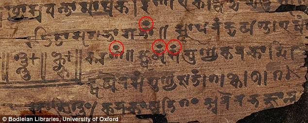 Until quite recently it was believed the Gwalior Zero was the oldest known inscription of zero in the world.In 2017, the University of Oxford’s Bodleian Libraries said that radiocarbon dating conducted on the Bakhshali manuscript, a text that contains hundreds of zeroes..