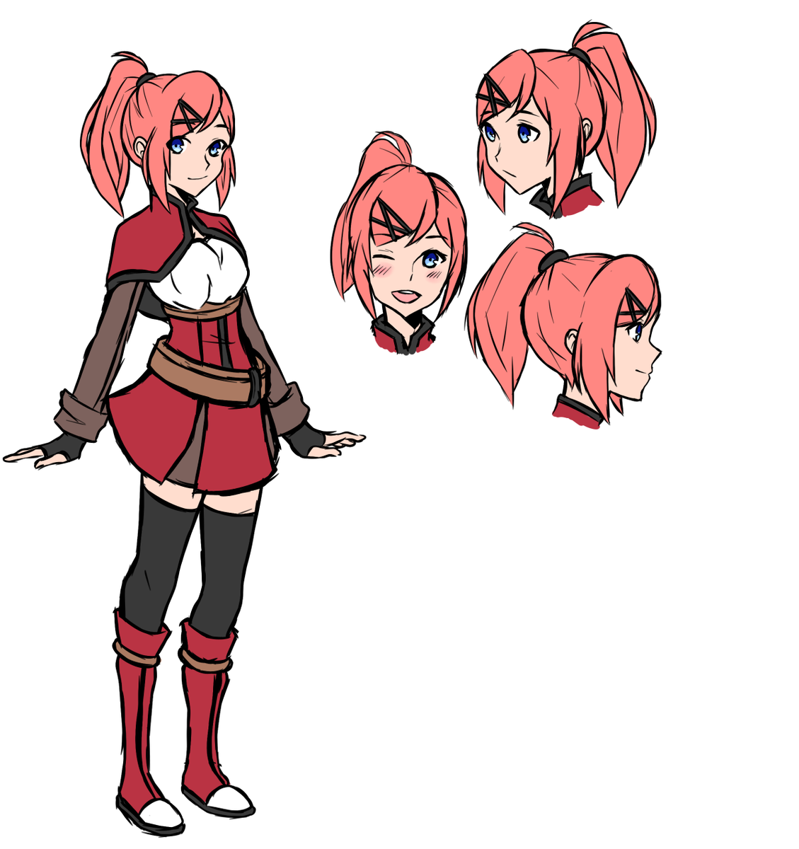 AzixGuardian's tweet image. Trying to figure out my style a bit which is why it's changing so much haha.

But here is Ayaka Sidara, one of my main protagonists in my story. Might make a full reference later