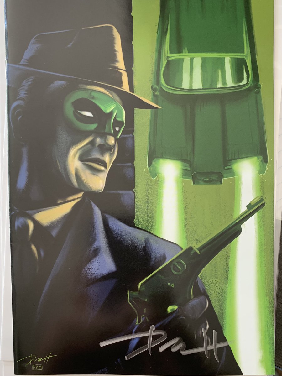 Movie_Mantastic's tweet photo. So AWESOME to go to my #LocalComicShop @Arsenal_comics and pick up a book with a shop exclusive cover that also happens to be drawn by @PRMartinez19XX, one of said shop’s co-founders.

#ArsenalComics #GreenHornet #NCBD #NewComics #SupportLocal #SupportYourLocalComicShop https://t.co/rAjVUMzRUE