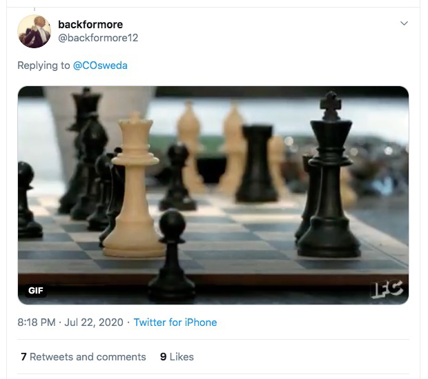 Yes, I DID have to click on it three times to see it.So WHAT is so dangerous?THIS.A chess gif.