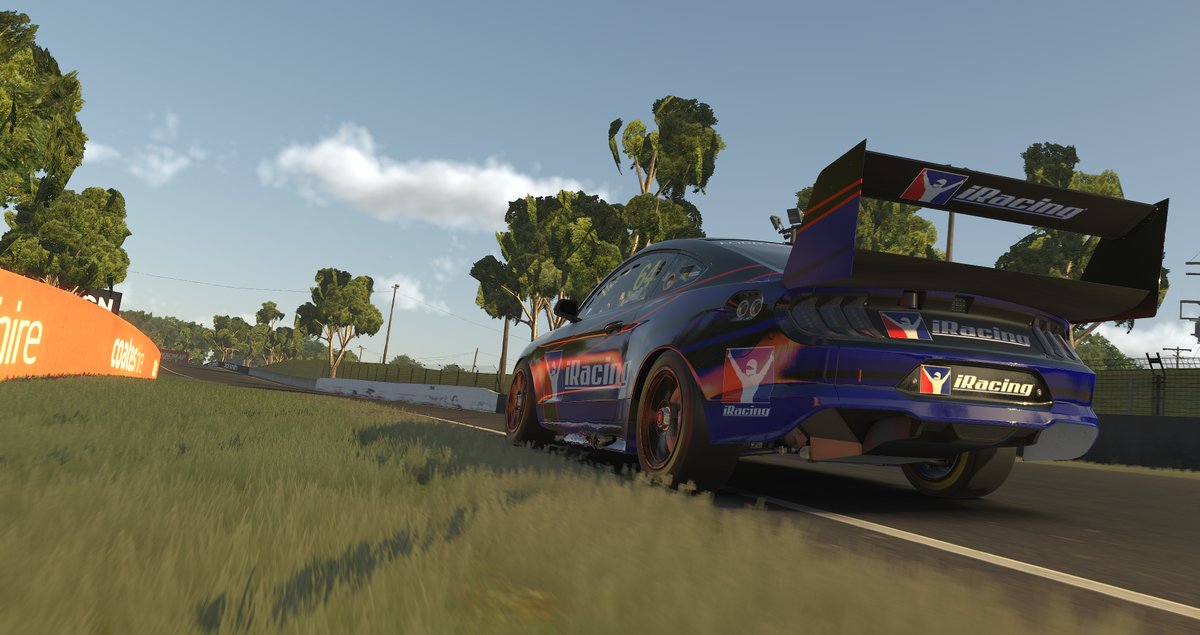 greghi11's tweet photo. That's certainly true, @iRacingMyers.  #iRacing is about to become a lot more "grassy".  The timing on this is #soon.  #WIP #graphicsdev #VFX https://t.co/l1trSjP8YT