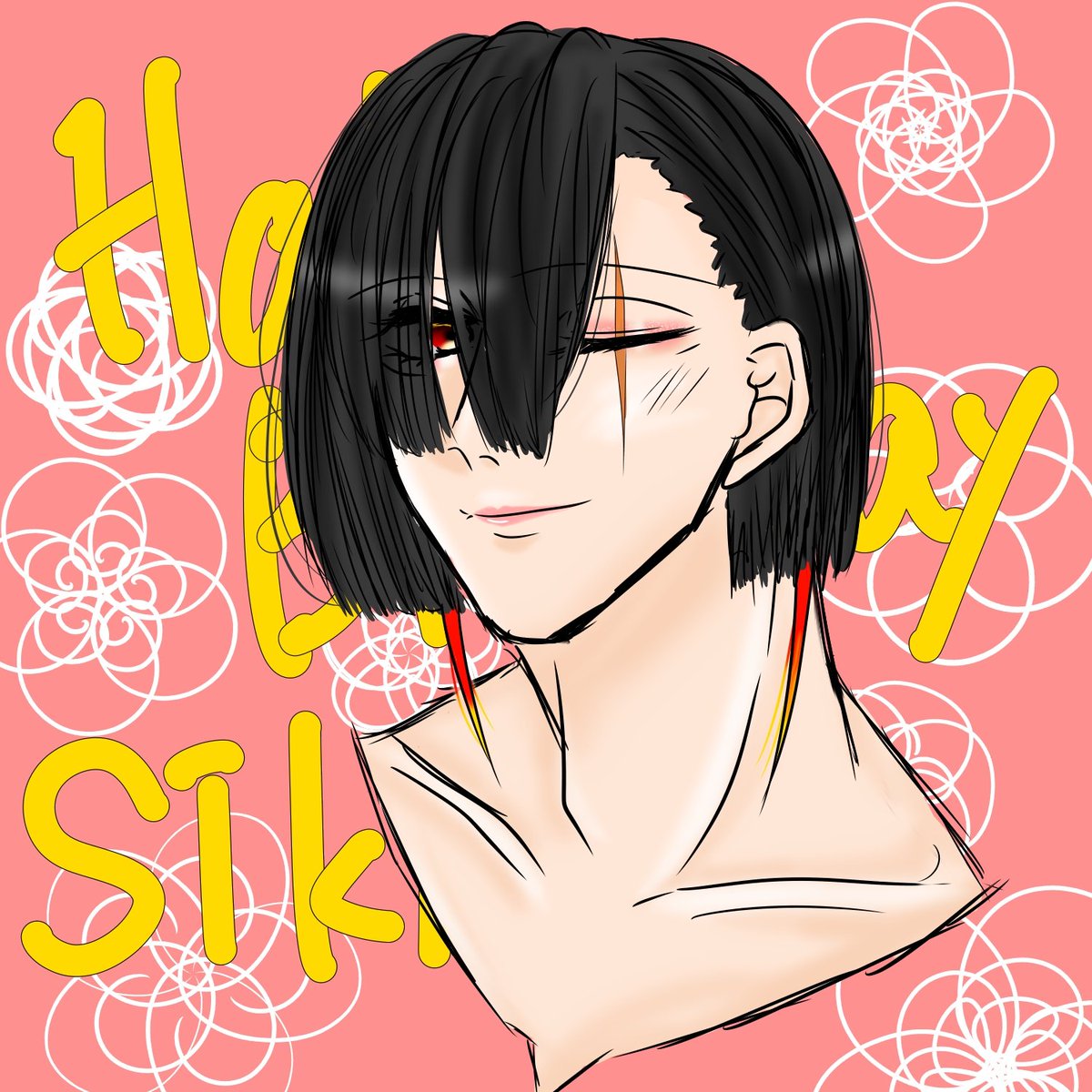 uki_zn_ouduun's tweet photo. 落書きになったけど識富誕生日おめでとう!!!時間がなくてこのクソクオリティになった!!後日ちゃんと描くから許して!!!
#らくがき
#AnotherSoul https://t.co/bkBbeQA3gY