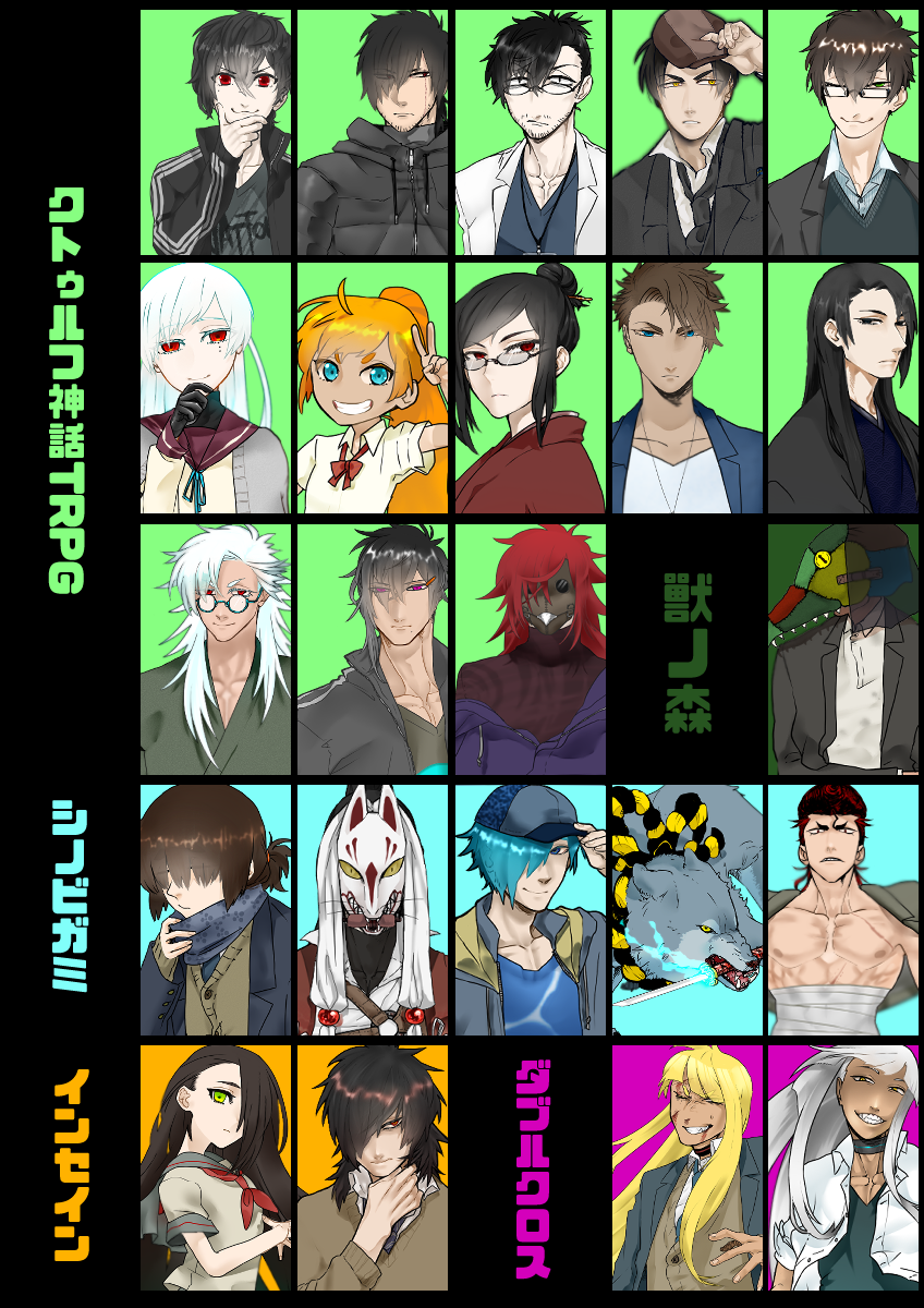 20.07.23最新版
#TRPG自己紹介シート
#TRPG好きと繋がりたい
#僕の私のTRPG説明書 