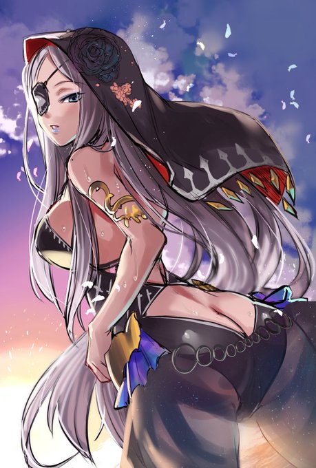 昨日の生放送見て勢いで描いた、捏造じゃない水着ビフロンス(本物)
フェイスヴェール差分は思いつきだけど、違和感なく収まるものじゃの。 