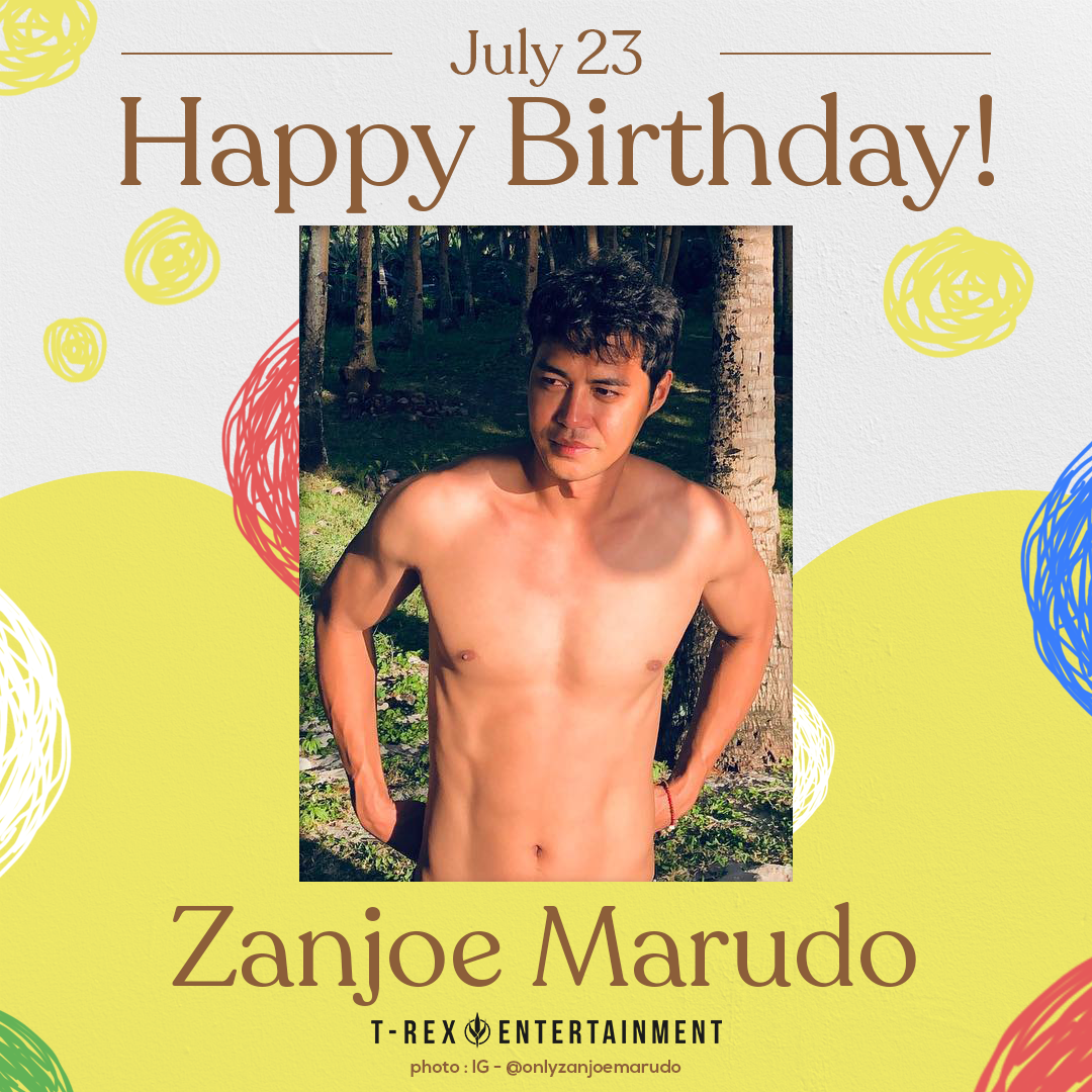 Today, July 23, is Zanjoe Marudo\s 38th birthday!

Happy birthday, Zanjoe!  