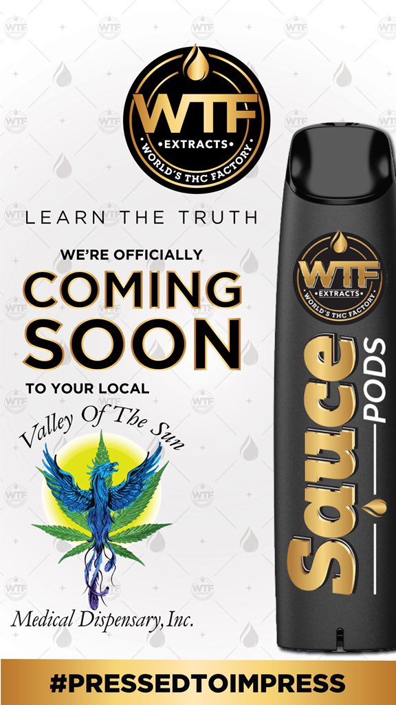 The Wait Is OVER! <a href="/WTFExtracts/">WTF Extracts</a> Are Now On The Shelf! It’s Def.Heating 🔥 UP in the ValleyOfTheSun ☀️ 
.
.
.
.
.
#WTF #WorldTHCFactory #CannabisCommunity #HighEndConcentrates #LiveResin #Saucey #Concentrates #cannabisindustry