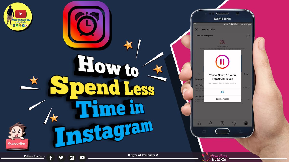 Dksview's tweet image. 👌 How to avoid spending more time on Instagram | Instagram Reminder 👇🌏

youtu.be/yx7XcbOuLxA

⏰ #Instagram #InstagramTips #SetReminder #YourActivity #DksTechUpdate #SetAlarm 👌👍