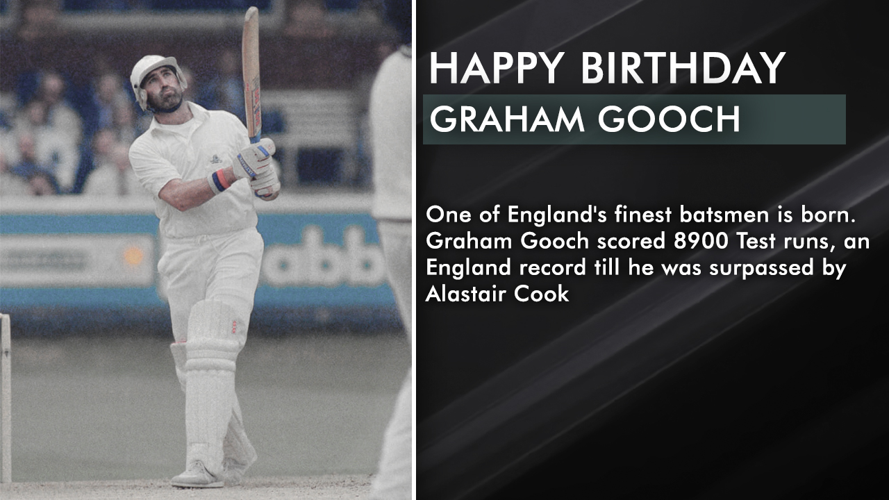 Happy Birthday!! Graham Gooch 