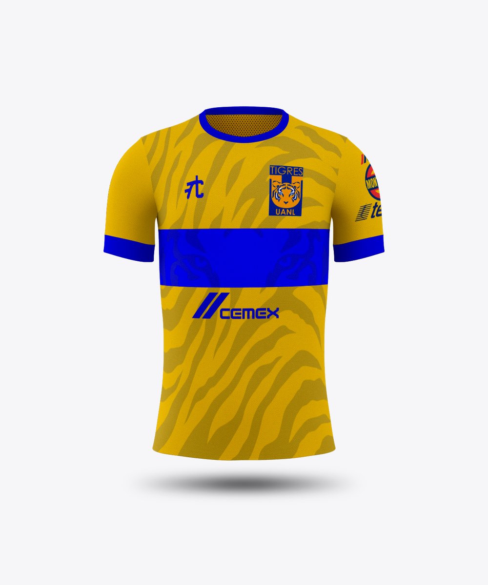 FutCvlt take on the Tigres Kit, went with the traditional design but added part of the Tigres crest to replace the word. Added the ghost tiger print in order to give it that retro feeling. Again just messing around having some fun with it 