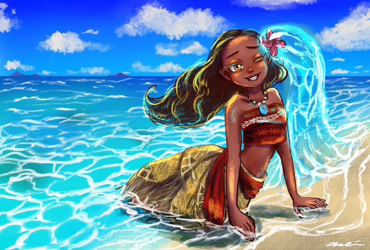 メイ 海の日なので 海に愛された少女モアナ Moana モアナと伝説の海 T Co Apnq5empwo Twitter