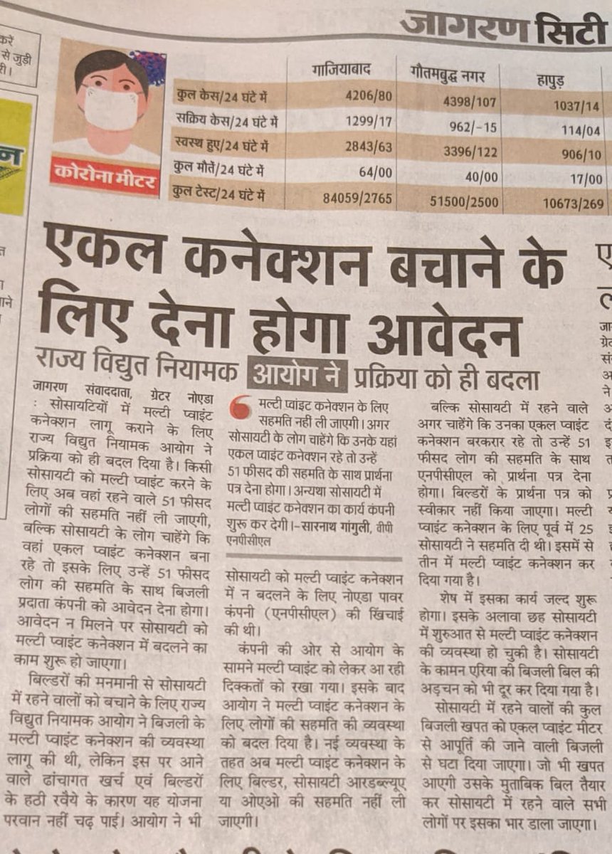 sumit112us's tweet photo. @ptshrikant @NPCL_GrNoida
@EMofficeUP
इको विलेज 1 रेसीडेंट्स NPCL द्वारा बिजली का सीधा कनेक्शन के लिए करीब 1 साल पहले से ही अफेडेविड जमा कर चुके है लेकिन सर्वे के बाद अभी तक कोई कार्यवाही नही हुई है। क्रपया इसका संज्ञान ले और तुरंत कार्यवाही करें। @nefowaoffice https://t.co/1uJyO41YyQ
