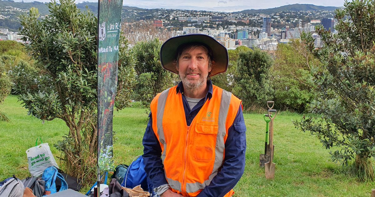MPI_NZ's tweet photo. We joined Conservation Volunteers Wellington to plant 1000 native trees at Tangi Te Keo (Mt Victoria) in celebration of Matariki. Together, we’re planning on planting over 45,000 trees over the next three years to help restore a native forest to the heart of the city! https://t.co/pDDAlbO7fe
