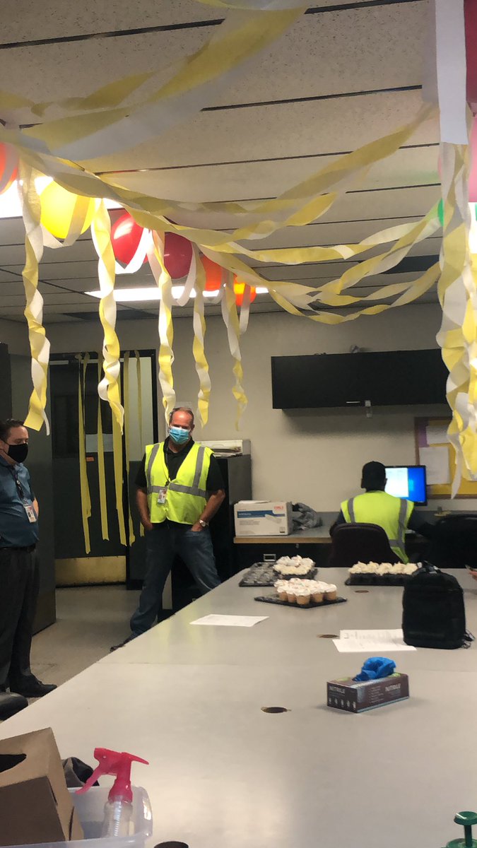 Happy birthday @mboden69. He turned red, not because he was upset but because he was bashful and greatful. Happy birthday boss!! @BrionesJerson @BenLapaz1 @JessicaB_SAFETY