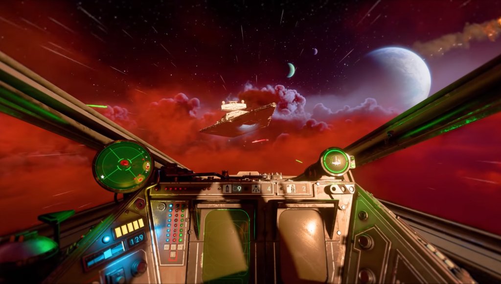 GamingRsk's tweet photo. 27 years difference, it might just be nostalgia but I like the X-Wing from 93s cockpit layout #StarWarsSquadrons #StarWars #Starship  @EAStarWars @MotiveMontreal @JayKingIngram https://t.co/5kvjAojc0u