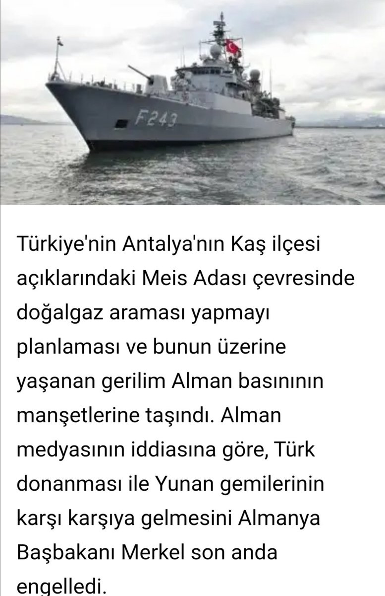KenanCihan10's tweet photo. Alman Bild: 18 Türk savaş gemisini Merkel durdurdu

#TÜRKİYE #DÜNYA #HABER #SONDAKİKAHABER #GÜNDEM #CORONAVİRUS #Turkey #coronaturkiye #Corona #almanya #tweeter #gundemdekiler #yunanistan https://t.co/4jdz4xSQEk