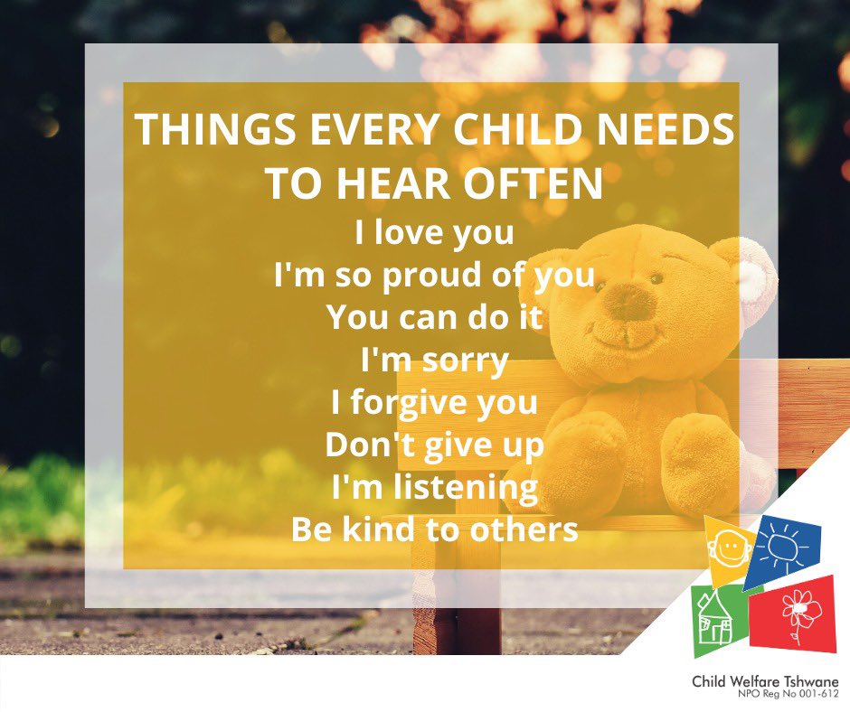 Communicating well with children improves your bond with them, and encourages them to listen to you.

#thursdaythoughts #thursdaymotivation