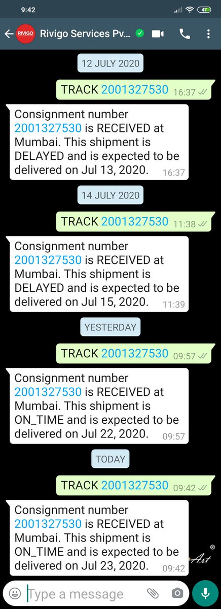 vai2000in's tweet photo. @dg_rivigo @RivigoLogistics Horrible service... Shipment not yet delivered. Taking more than a month for delivering food related articles??? Please compensate. @ndtvfeed https://t.co/TqaY8YxgZo