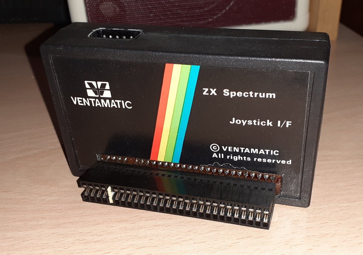 HalomoGamer's tweet photo. #Ventamatic distribuyó gran parte del hardware para Spectrum. Aquí, la interface de #joystick.
#ColeccionHalomo
#ZXSpectrum https://t.co/w5DX3Sol9K