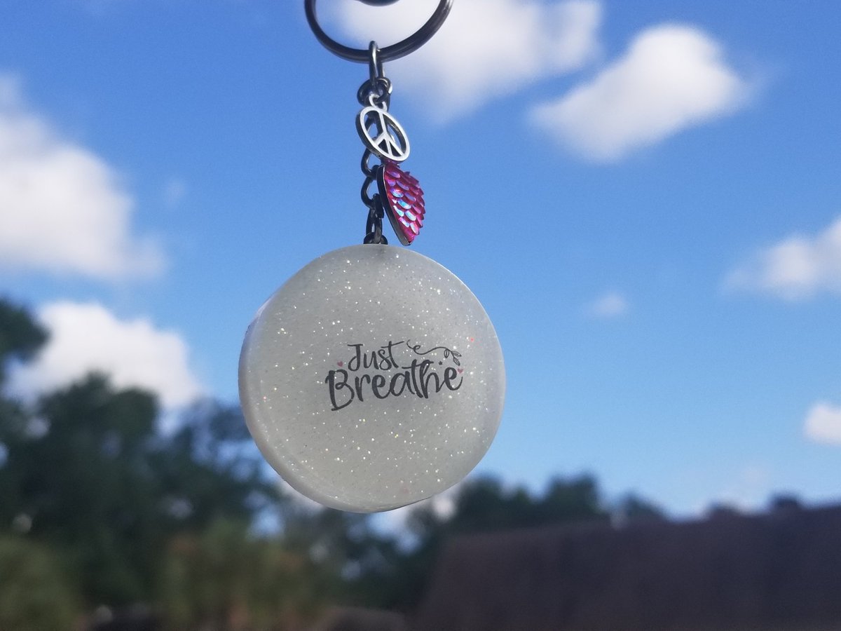 3tFactory's tweet photo. Whatever stressors are complicating your life, just breathe. We'll get through this. It'll be okay!
#justbreathe #mindfulness #selfcareday #mentalhealth #relax #selflove #loveyourself #gratitude #nourishyourself  #inspirationalwords #resinkeychains #etsyshop #blackownedbusiness https://t.co/HE4BRUprbu