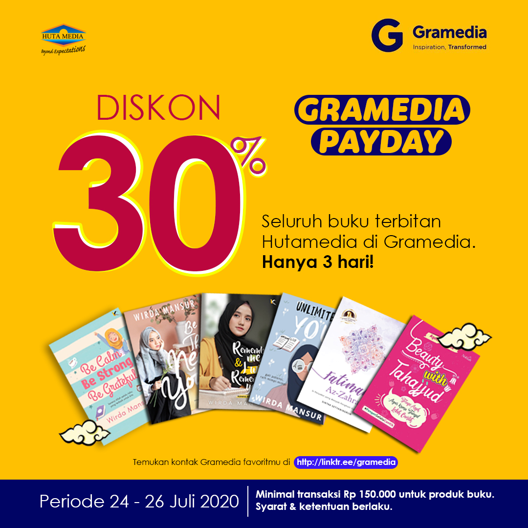 GRAMEDIA PAYDAY DISKON 30%

Yuk, manfaatkan Gramedia Payday DISKON 30% buat belanja buku dari Penerbit HUTAMEDIA di Gramedia!

#gramedia #hutamedia #OnePieceDay