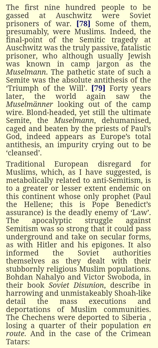 Lagi baca lg artikel Syekh AHM (Dr. Timothy Winter)  @Contentions dari Univ. Cambridge ttg Genosida Bosnia, utk review catetan pribadi...beliau jg sengaja menyebut nasib muslim-muslim di tangan Komunis Soviet krn cerita mereka jarang terdengar :( sedih bacanya