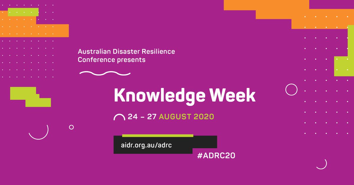 AIDR_News's tweet image. AIDR is delighted to announce #ADRC20 presents #KnowledgeWeek, delivered to you virtually! For more information about this week-long event, check out the AIDR website...bit.ly/2V4ANZl

#resilience #education #awareness