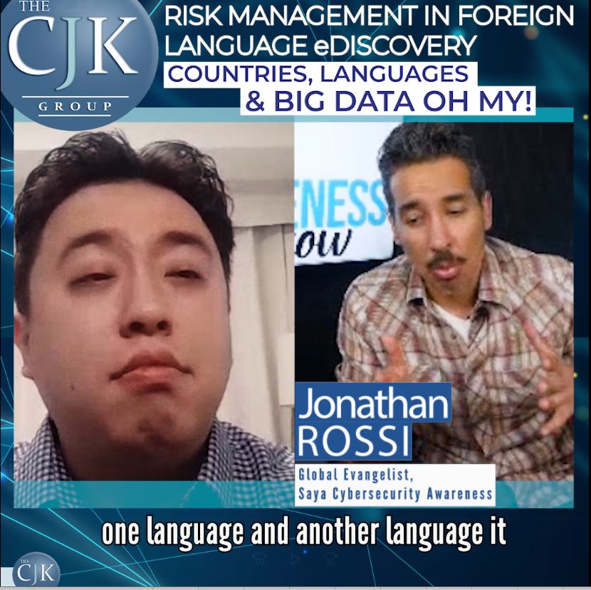 How do you choose a foreign language #eDiscovery vendor? #RiskManagement #Japanese #Litigation #AttorneyDocumentReivew #Bilingual #ManagedReview

facebook.com/watch/?v=77145…