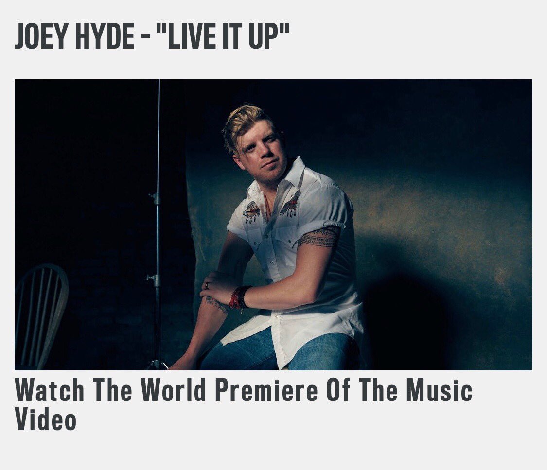 JoeyHyde's tweet image. Video for #LiveItUp is upon you. It’s tight. Thanks @CMT ✌🏼cmt.com/news/1823179/j…