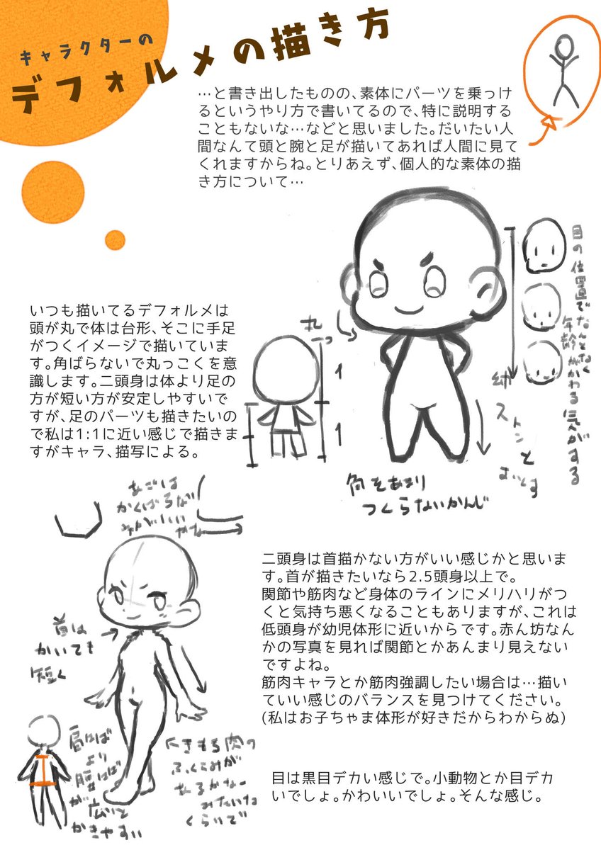 わたさく B 極 鋼鉄 على تويتر なんか首の処理がわからないと言ってる方を見かけたんですが 二頭身 首なんてなくていい わたさく B 極 鋼鉄 على تويتر なんか首の処理がわからないと言ってる方を見かけたんですが 二頭身 首なんてなくていい