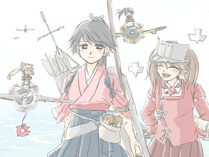 #鳳翔さんのイラストだけで興味を持ってくれる方へ届け

今年はきょうが海の日、ということで過去絵の「海っぽい絵」を 