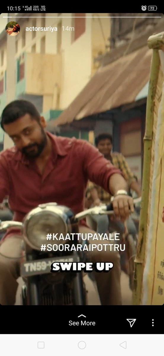 srijesh_m's tweet photo. First தலைவன் ஸ்டோரி In இன்ஸ்டா❤️

#HappyBirthdaySuriya #SooraraiPottru @Suriya_offl https://t.co/QgOIsqAJa0