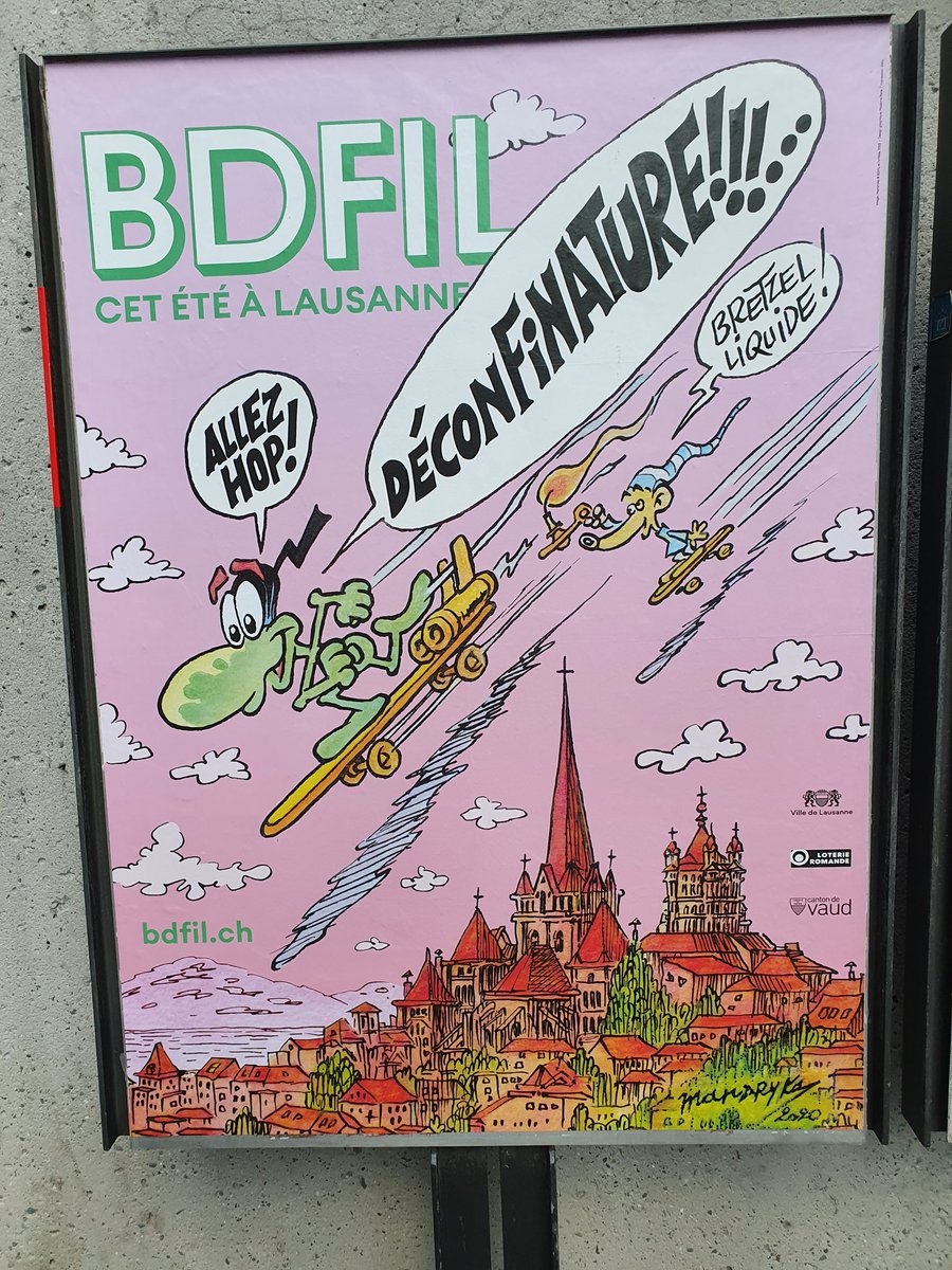 NicolasSierro's tweet photo. La pensée du matin est pour @beareda, bretzel liquide! #BDFIL @BDFILausanne https://t.co/BEXh9hWDWe