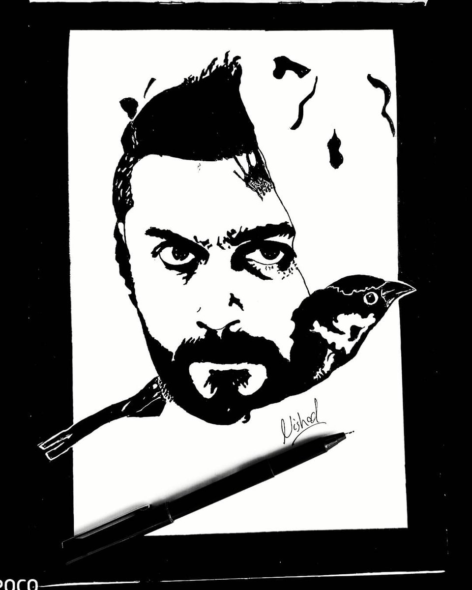 kb_NishadVFC's tweet photo. #HappyBirthdaySuriya 
NeW sketch From Vijayfan @NIhzaan @Suriya_offl @gvprakash @Sudhakongara_of 

#SooraraiPotttru https://t.co/sDoU3VlUFM
