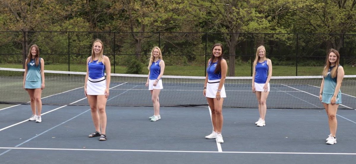 bctrojantennis's tweet photo. Happy graduation day to our Class of 2020 seniors. I vote for one more year of eligibility, but I know that’s selfish—you have much bigger things to get started on. Change the world ladies! #Maddi #Katie #Heidi #Belle #Sydney #Caroline https://t.co/ceFWIcTUTN
