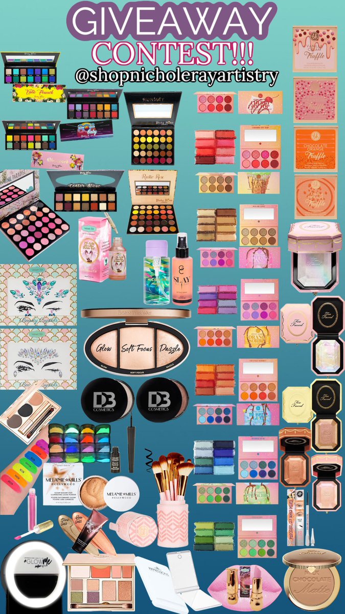 TheNicholeRay's tweet photo. The Biggest #MAKEUP #GIVEAWAY 

Enter Now &amp; Don’t Miss Out By Clicking The Link: 

https://t.co/J1Cu2Z7zta

#beauty #howto #makeuptutorial #contest #COSMETICS https://t.co/B9rxx0sgsn