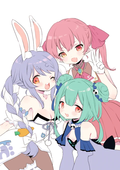 大好きたち❤️
#マリンのお宝 #ぺこらーと #絵クロマンサー 